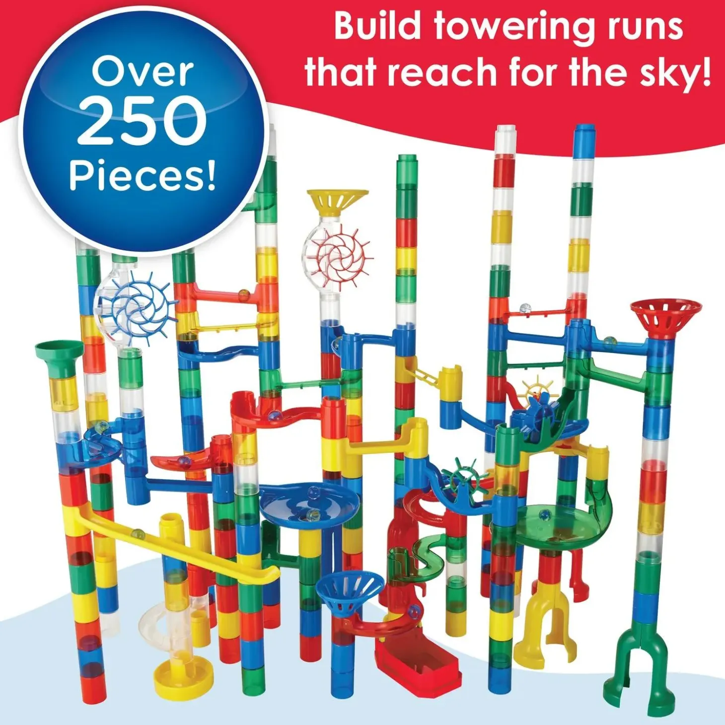 Mega Marble Run: 215-Piece Set