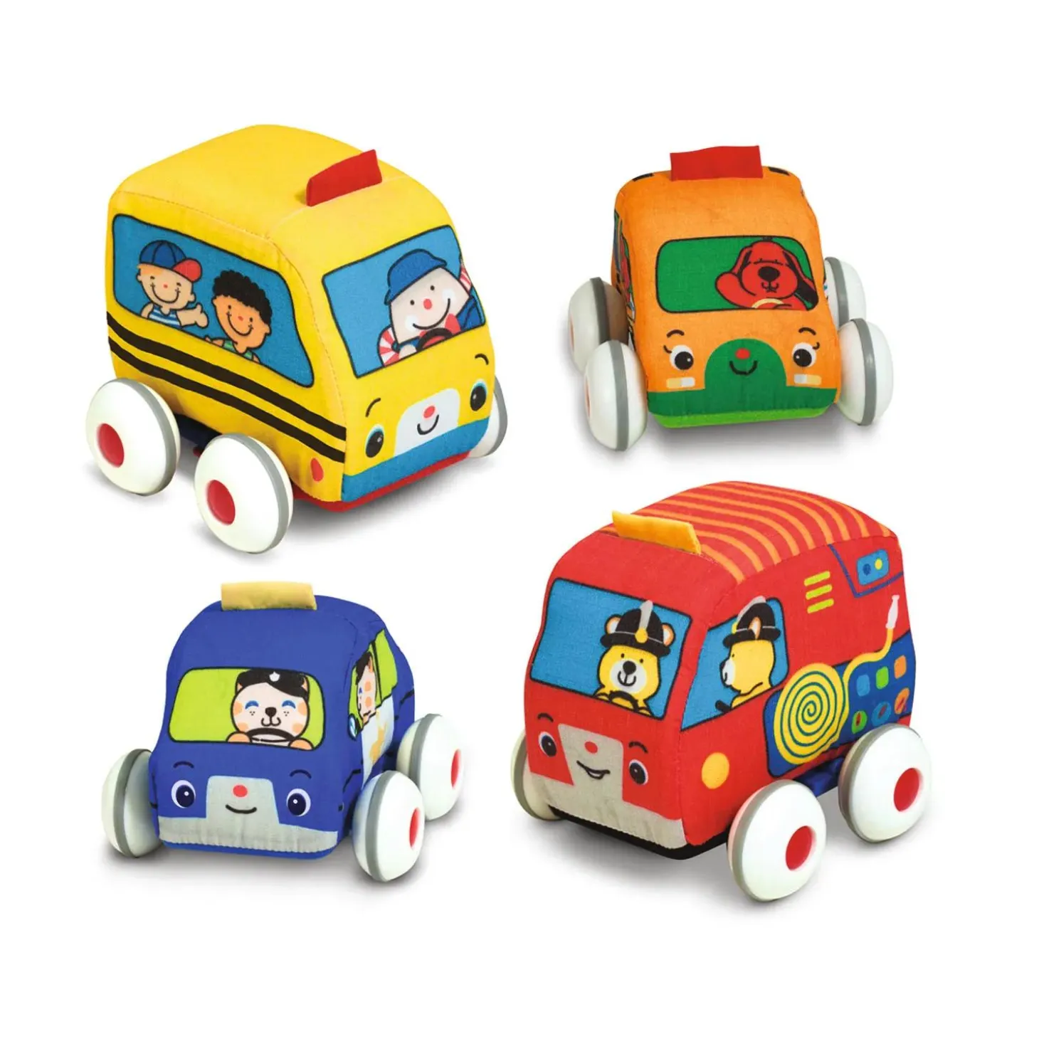 Melissa & Doug K's Kids Pull-Back Vehicle Set