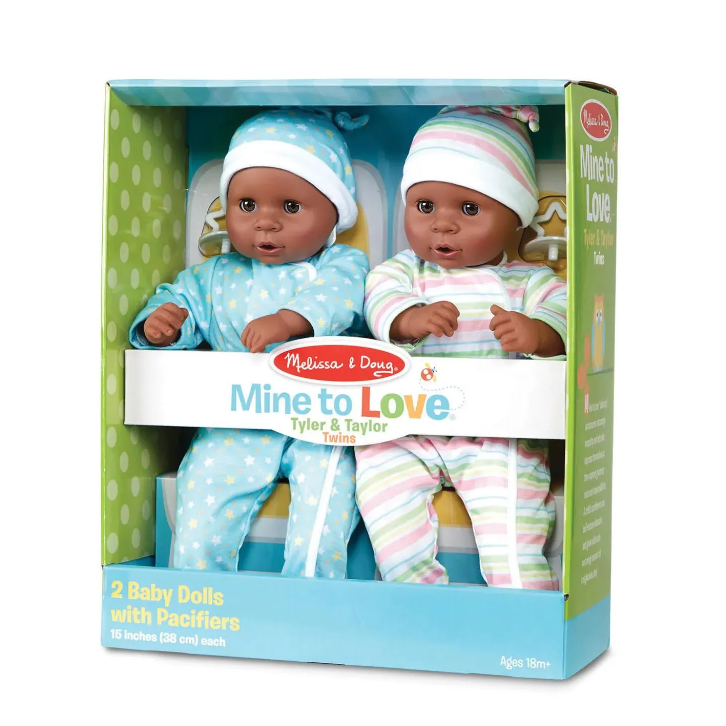 Melissa & Doug: Mine to Love Twins Tyler & Taylor Dolls
