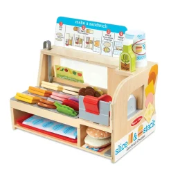 Melissa & Doug Slice & Stack Sandwich Counter