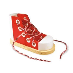 Melissa & Doug Wooden Lacing Shoe