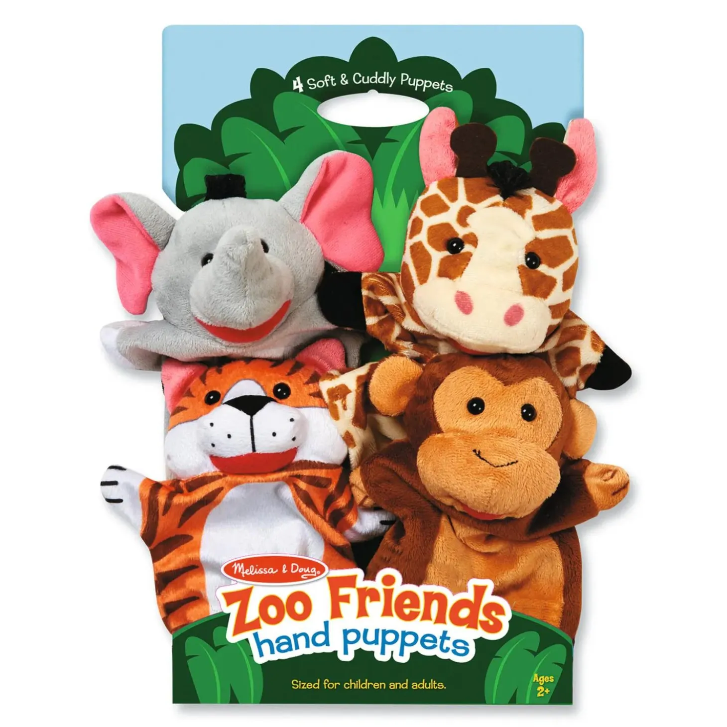 Melissa & Doug® - Zoo Friends Hand Puppets