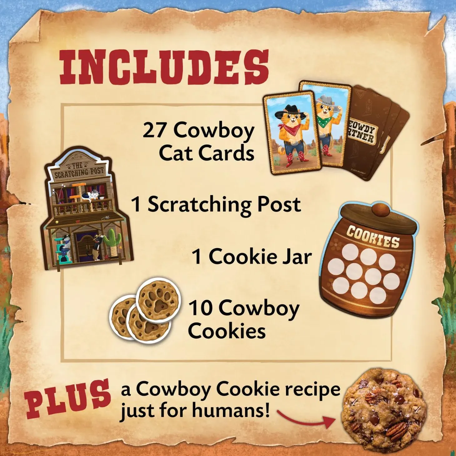 Meowdy Partner Peaceable Kingdom Matching Game