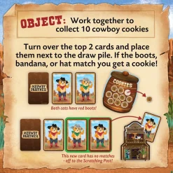 Meowdy Partner Peaceable Kingdom Matching Game