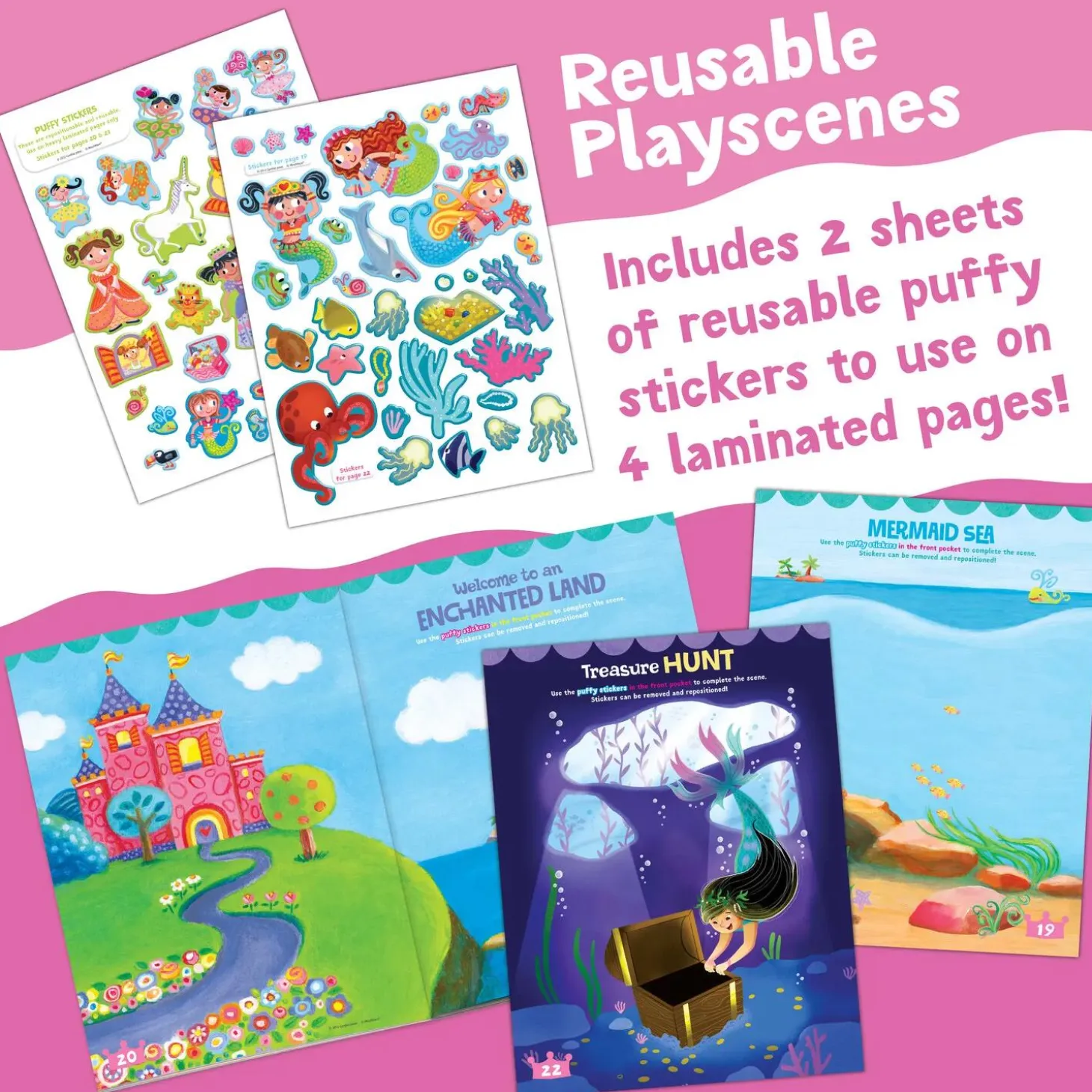Mermaid, Princess & Fairy Friends Sticker Activity Book