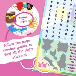 Mermaid, Princess & Fairy Friends Sticker Activity Book
