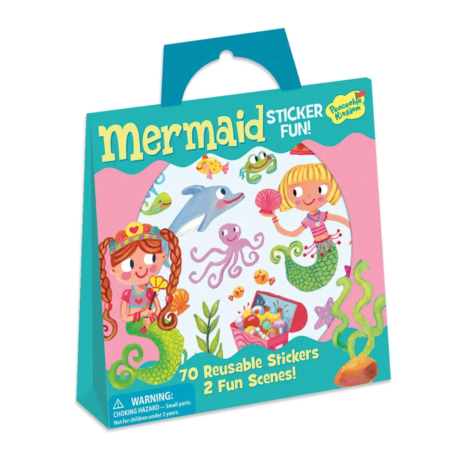 Mermaid Reusable Sticker Tote