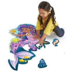 Mermaid Shaped Floor Puzzle