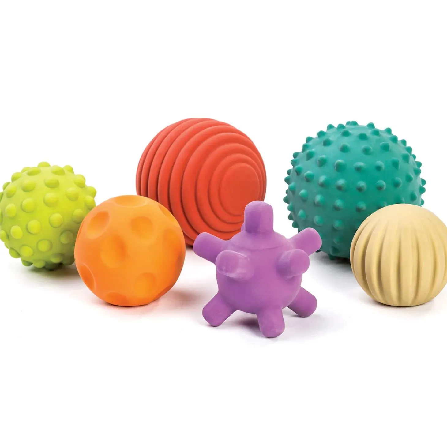 Miniland Educational Sensory Balls, Set of 6