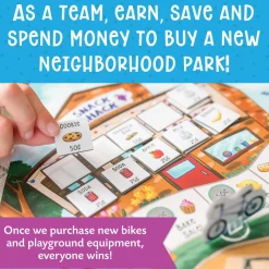 Money Bunch: Save, Spend, Share Peaceable Kingdom Cooperative Board Game