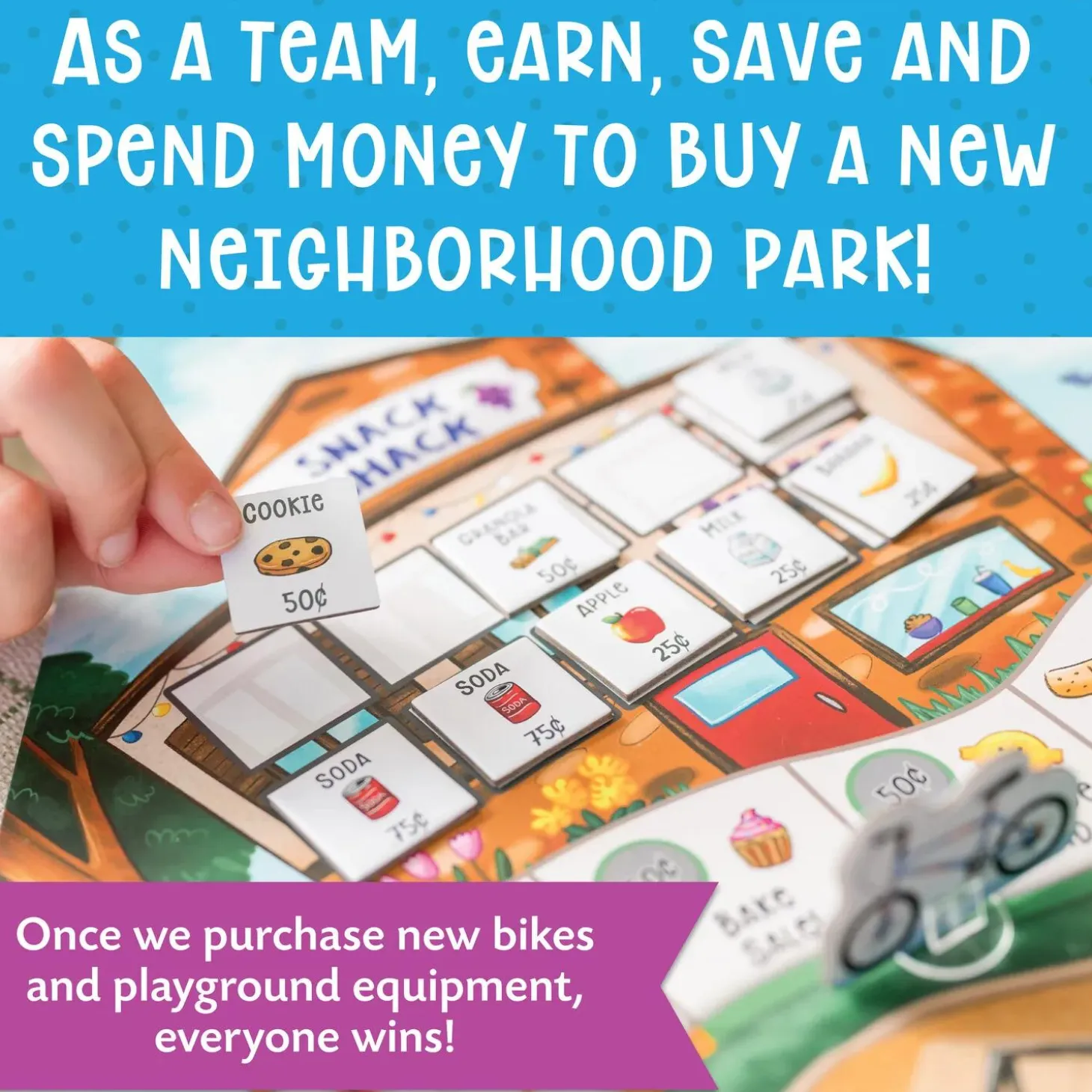 Money Bunch: Save, Spend, Share Peaceable Kingdom Cooperative Board Game