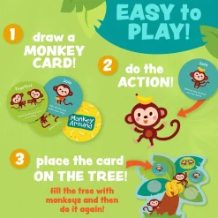 Monkey Around Peaceable Kingdom Toddler Game