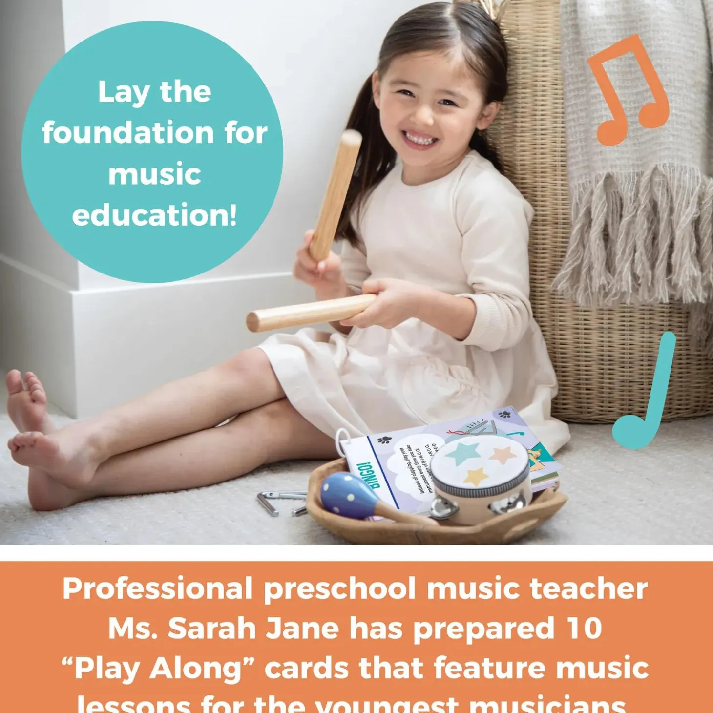 Music Jam with Ms. Sarah Jane Music Activity Set