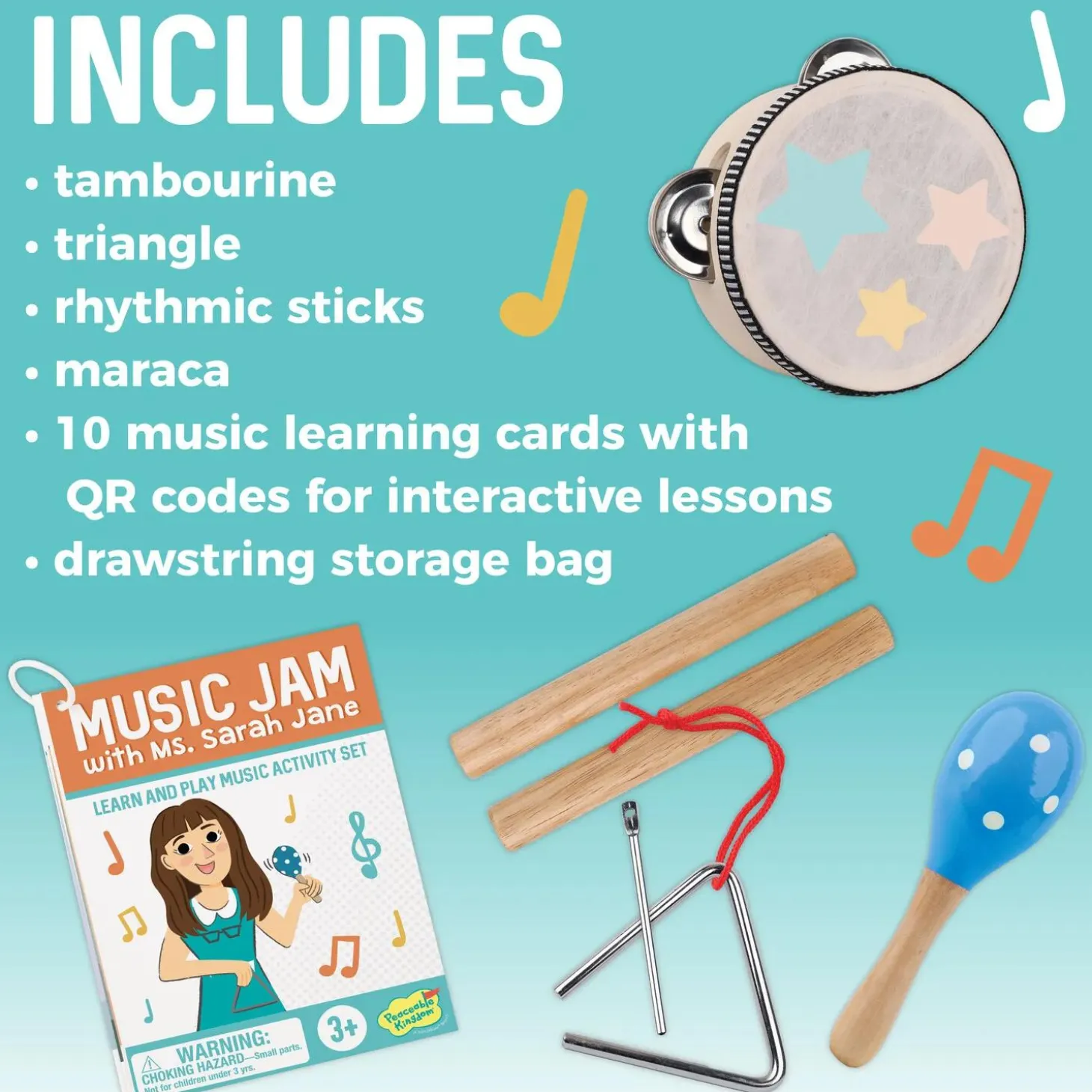 Music Jam with Ms. Sarah Jane Music Activity Set