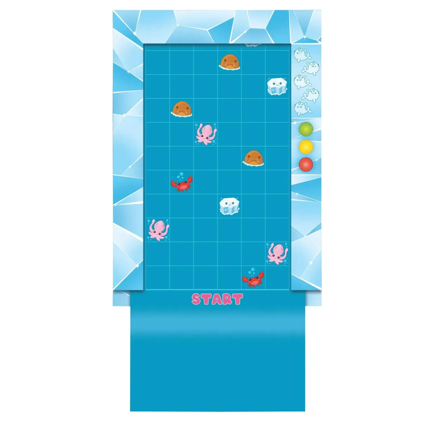 Narwhal Waterfall Peaceable Kingdom Cooperative Game for Kids