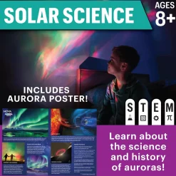 NOVA Aurora Projector – Northern Lights Room Light with STEM Poster