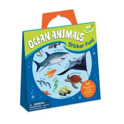 Ocean Animals Reusable Sticker Tote