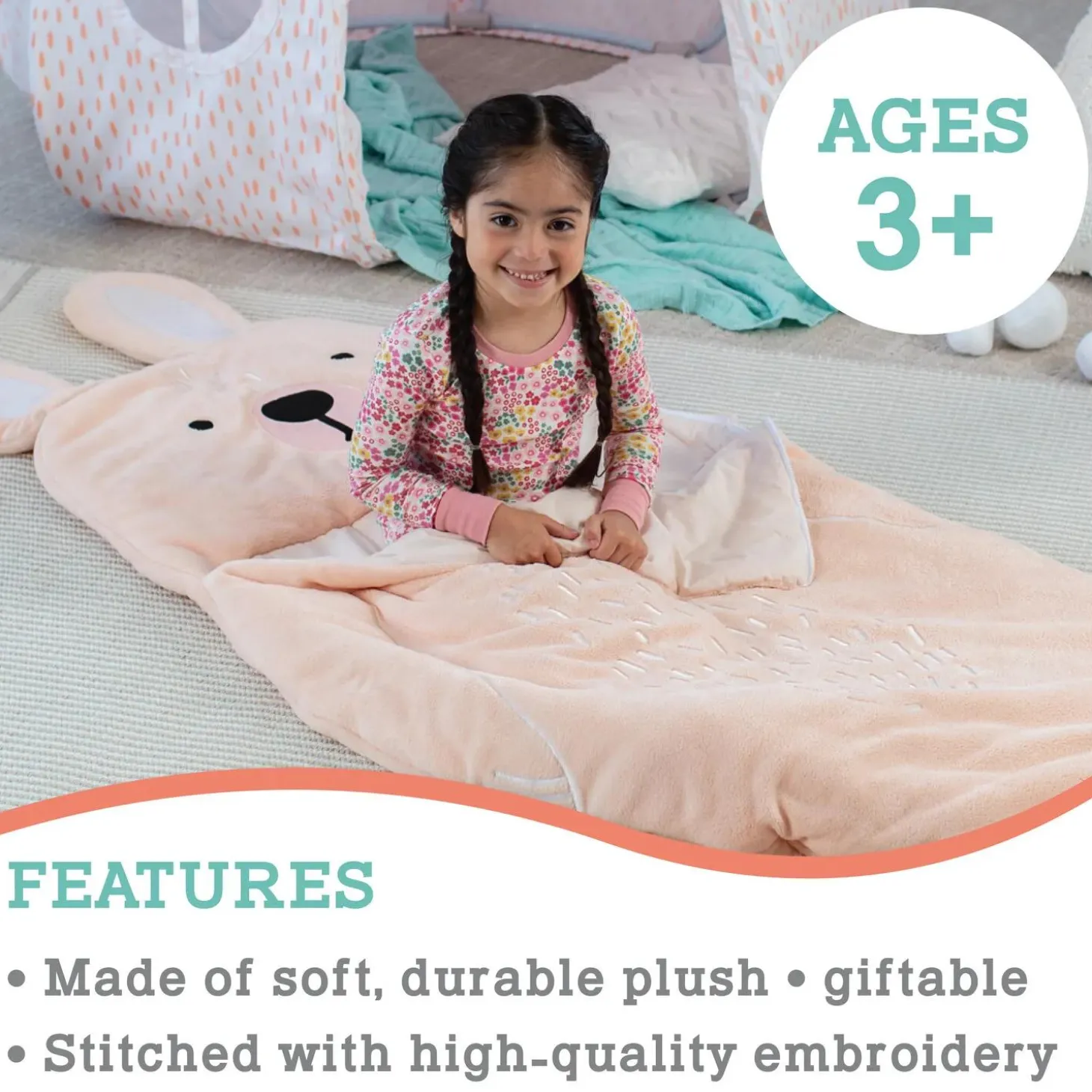Oh So Fun! Bunny Sleeping Bag