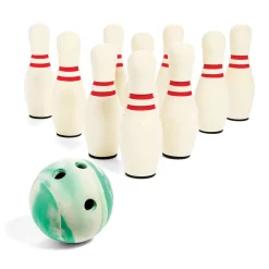 Oh So Fun! Deluxe Bowling Pins, Ball & Rug Set