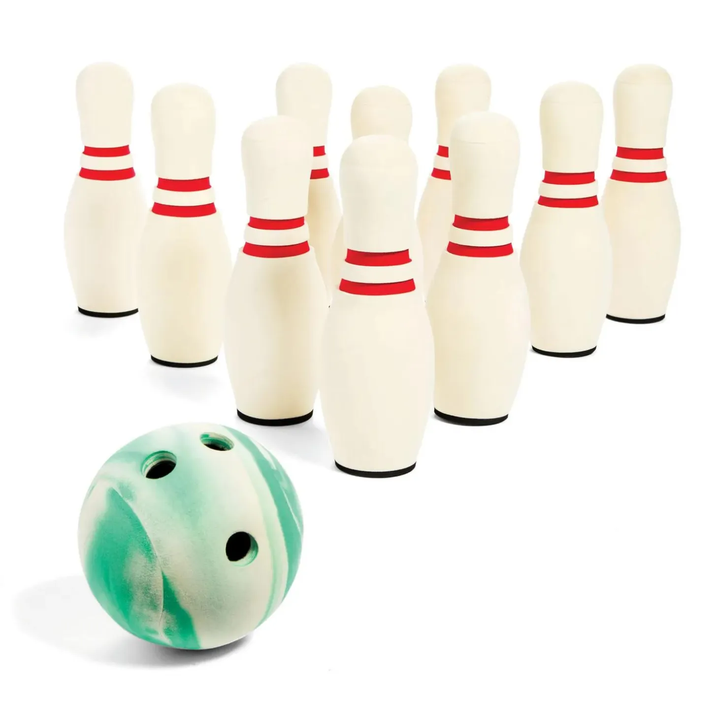 Oh So Fun! Deluxe Bowling Pins, Ball & Rug Set