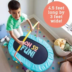 Oh So Fun! Indoor Double Trampoline for Kids