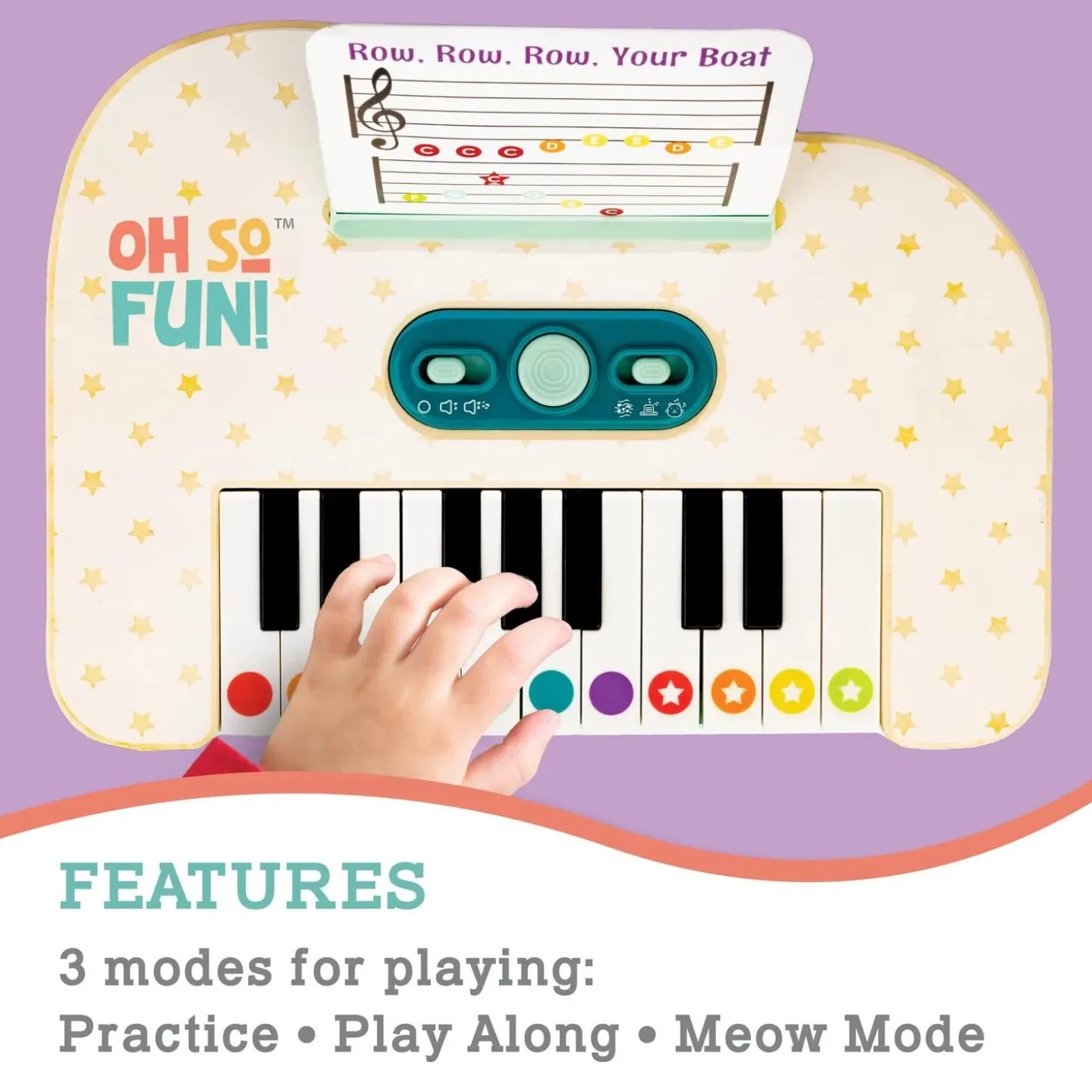 Oh So Fun! Take-Along Toddler Piano Toy
