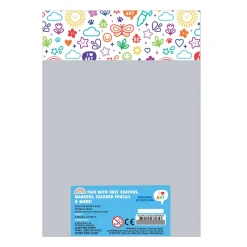 OOLY Colorful Doodles Sketchbook Art Pad, 60 Tear-Out Pages