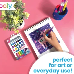 Ooly Color Layers Double Ended Layering Markers – Set of 8