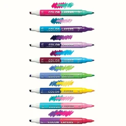 Ooly Color Layers Double Ended Layering Markers – Set of 8