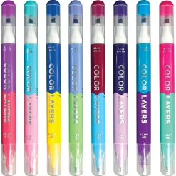 Ooly Color Layers Double Ended Layering Markers – Set of 8