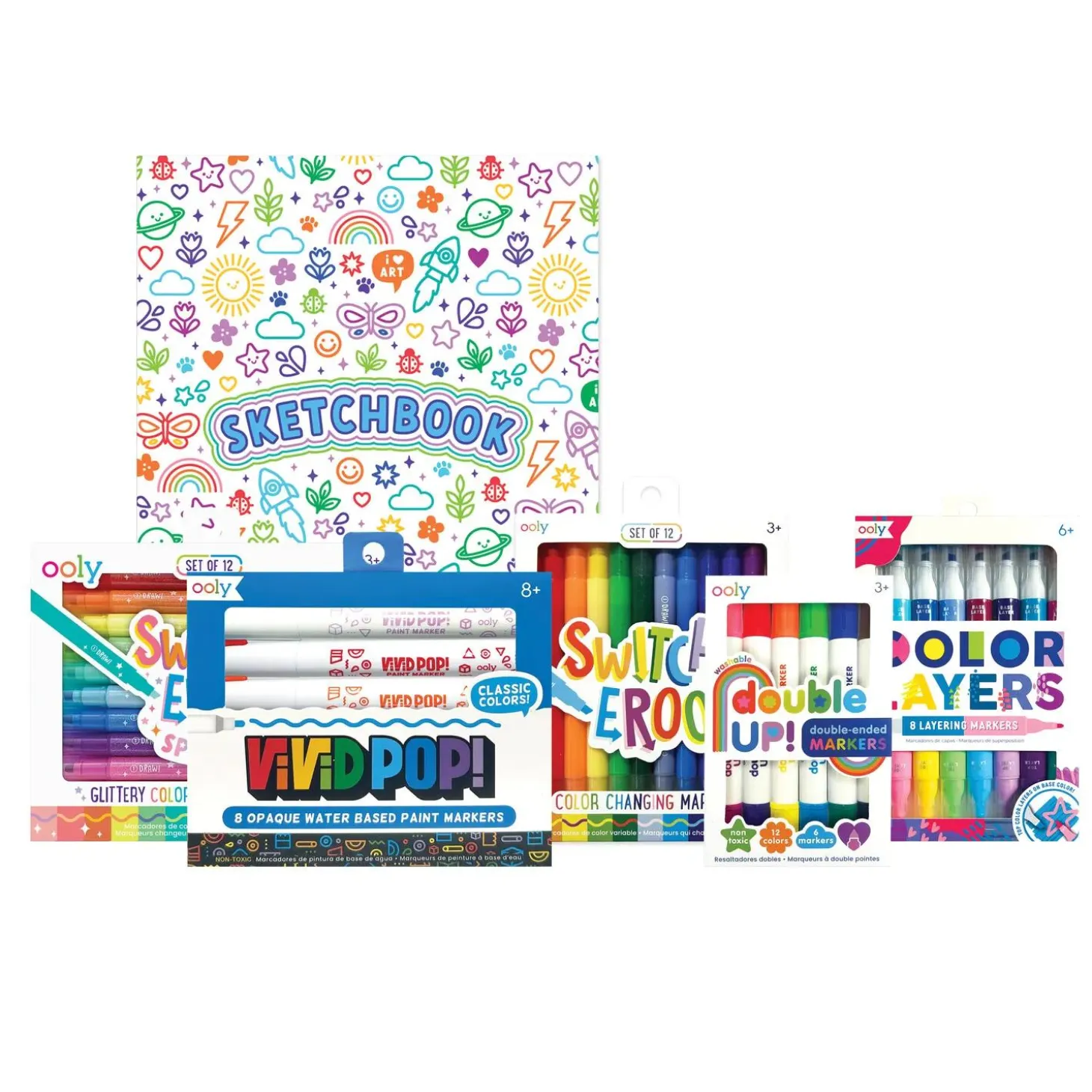 OOLY Doodle Depot Gift Bundle: Set of 6