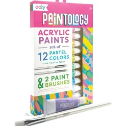 Ooly Paintology Acrylic Paint Set - Set of 12 Pastel Colors