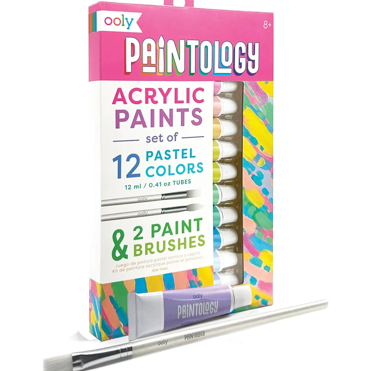 Ooly Paintology Acrylic Paint Set - Set of 12 Pastel Colors