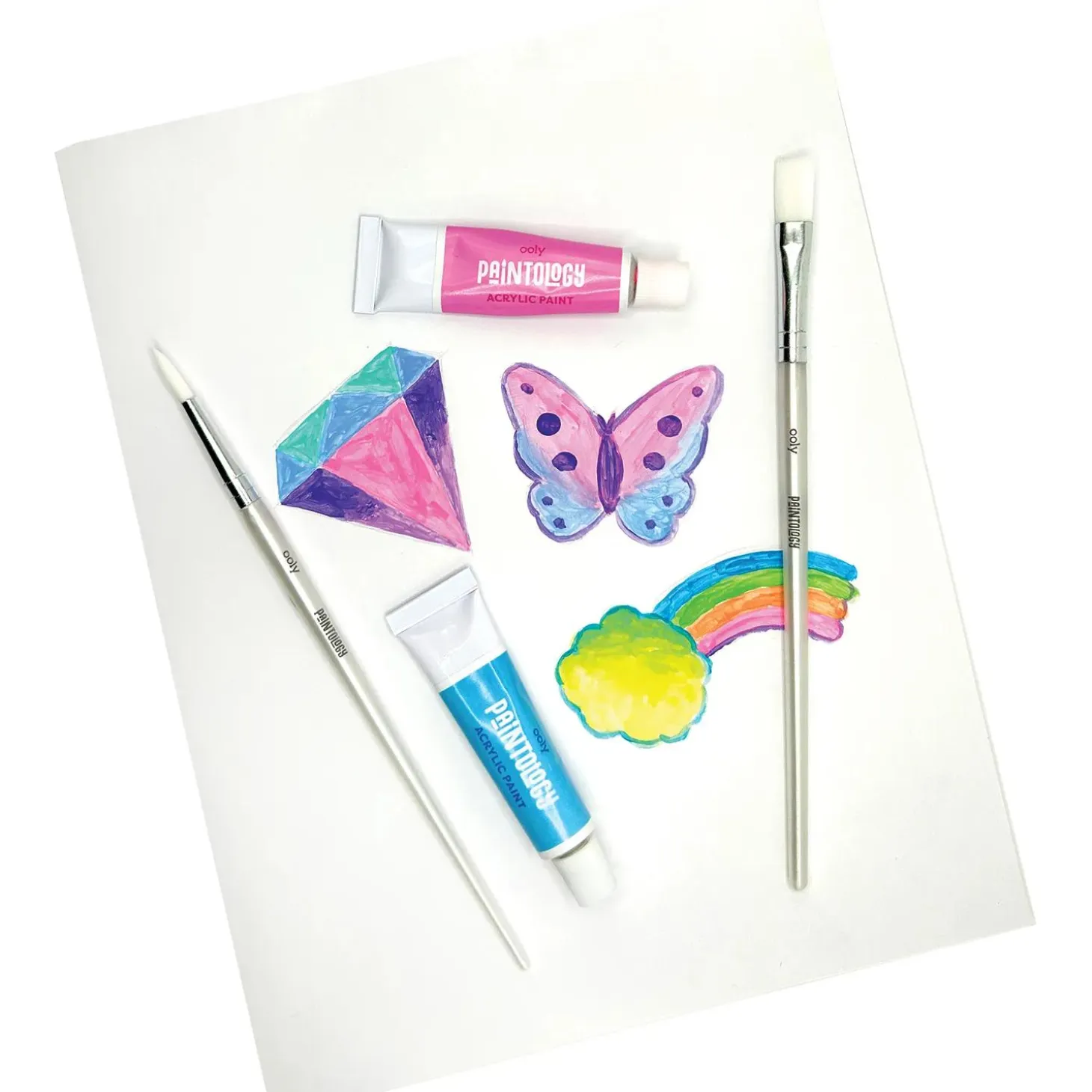 Ooly Paintology Acrylic Paint Set - Set of 12 Pastel Colors