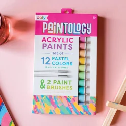 Ooly Paintology Acrylic Paint Set - Set of 12 Pastel Colors