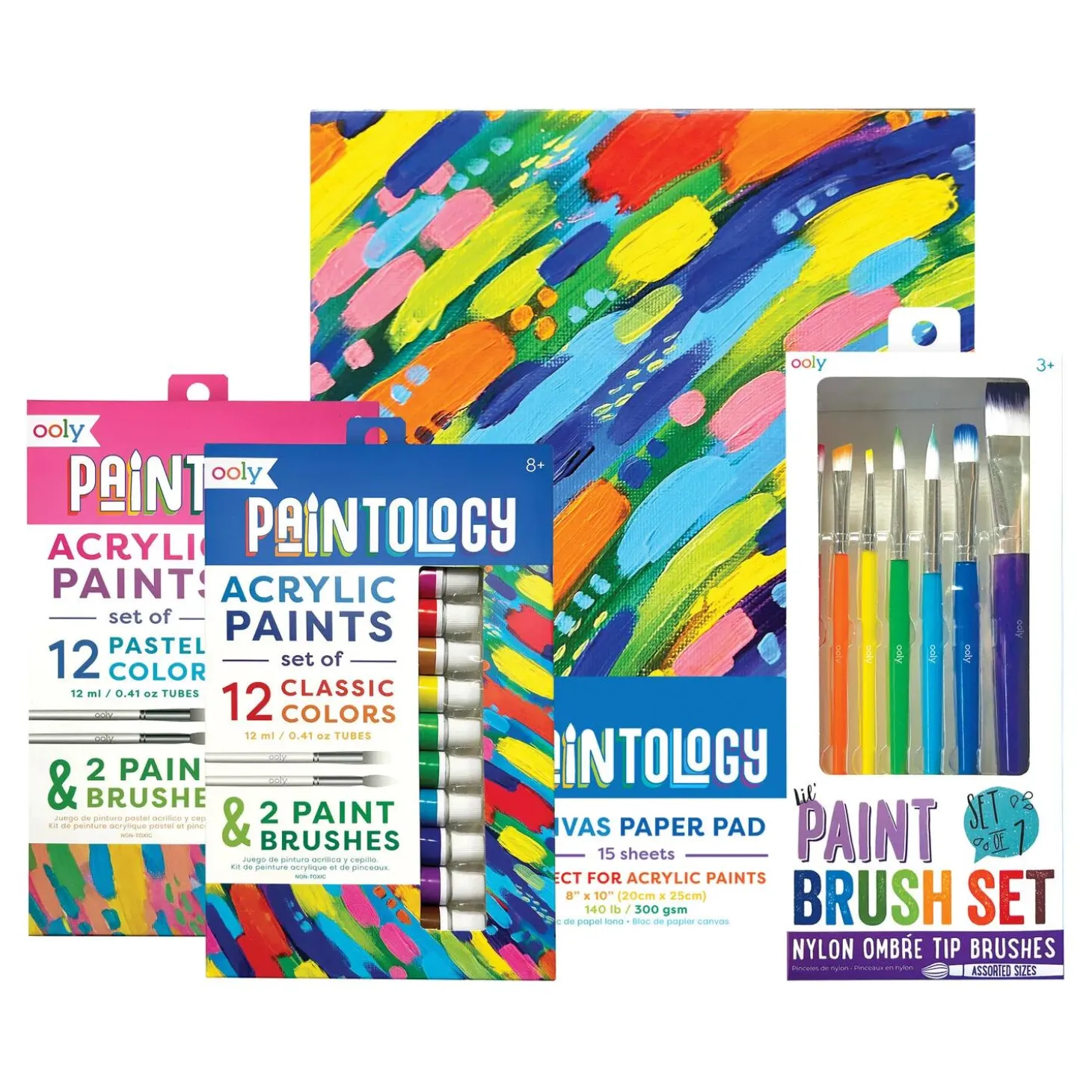 OOLY Paint Party Acrylics: Set of 4