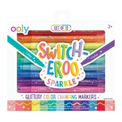 OOLY Switch-Eroo Sparkle Glittery Color-Changing Markers
