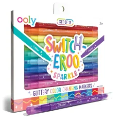 OOLY Switch-Eroo Sparkle Glittery Color-Changing Markers
