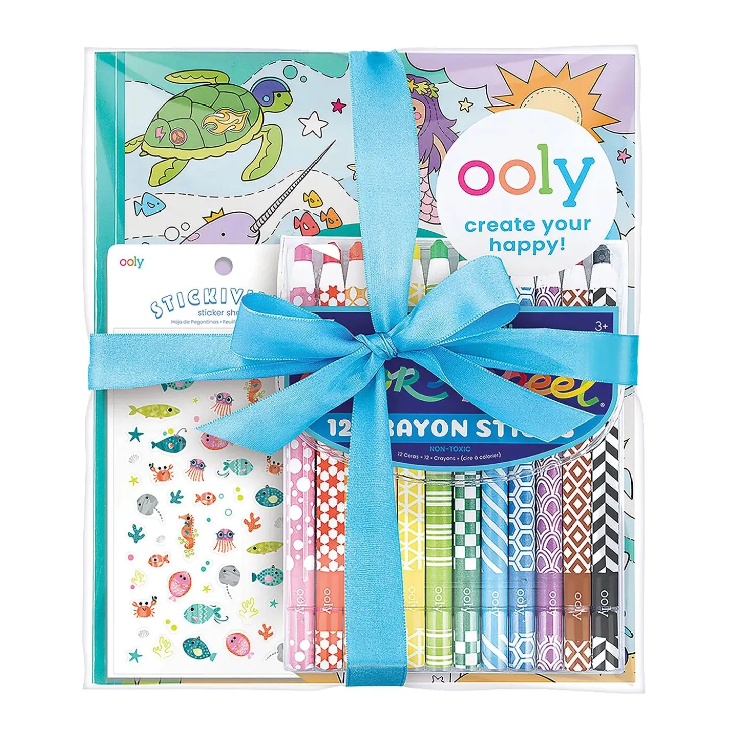 Outrageous Ocean Coloring & Sticker Gift Bundle