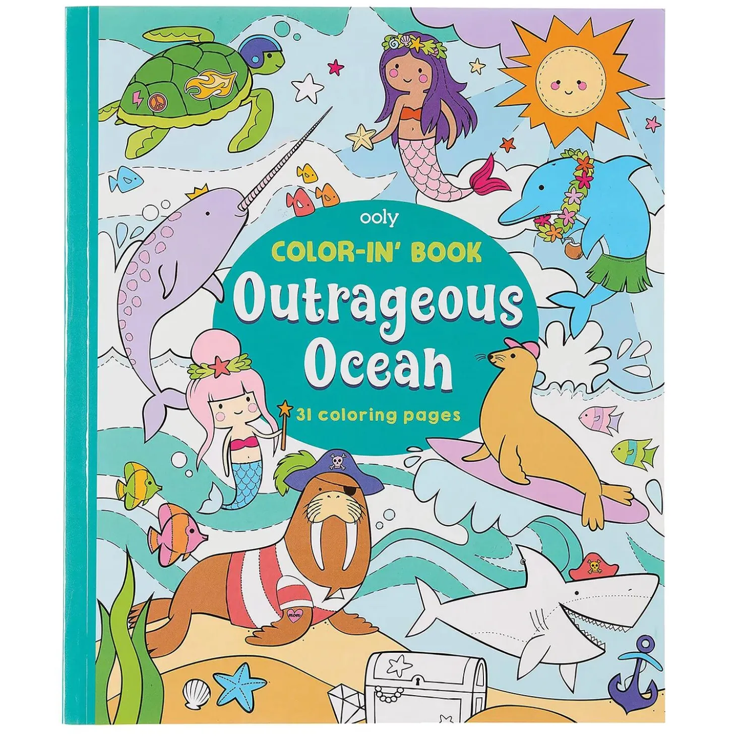Outrageous Ocean Coloring & Sticker Gift Bundle