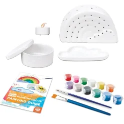 Paint Your Own Ceramic Rainbow Décor Kit – Kids DIY Craft Activity