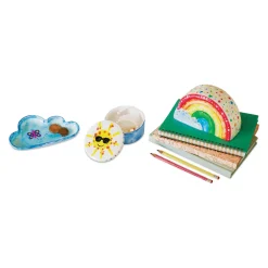 Paint Your Own Ceramic Rainbow Décor Kit – Kids DIY Craft Activity
