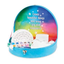 Paint Your Own Ceramic Rainbow Décor Kit – Kids DIY Craft Activity