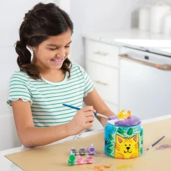 Paint Your Own Porcelain: Cat Treat Jar