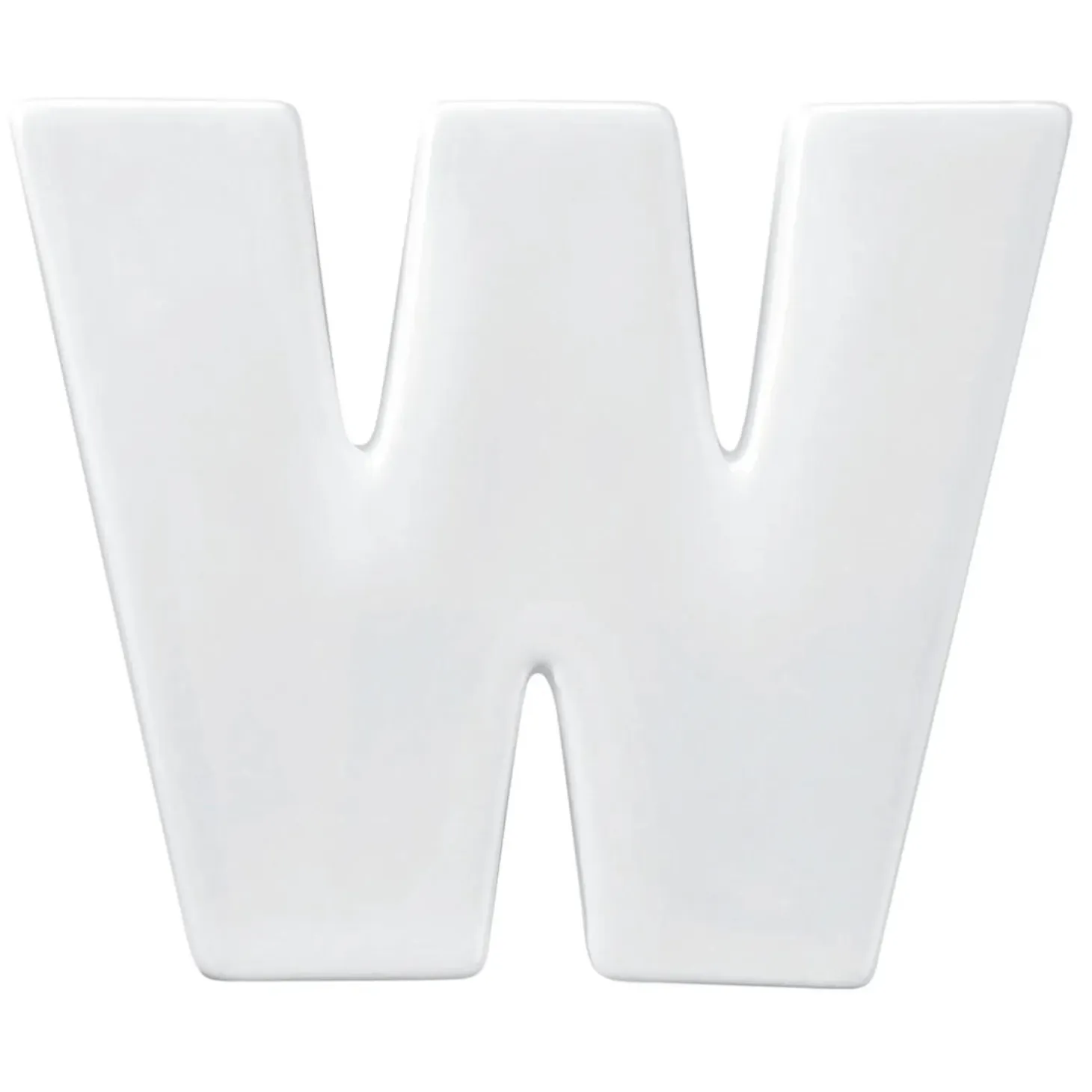 Paint Your Own Porcelain Letter W