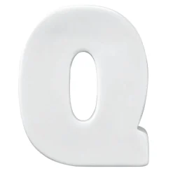 Paint Your Own Porcelain Letter Q