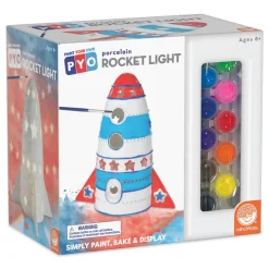 Paint Your Own Porcelain Light: Rocket