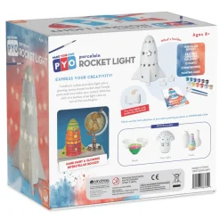 Paint Your Own Porcelain Light: Rocket