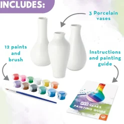 Paint Your Own Porcelain Vases