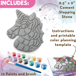 Paint Your Own Stepping Stone: Unicorn